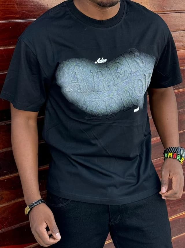 Bongo Men T-shirt Black [Arrer Error design]