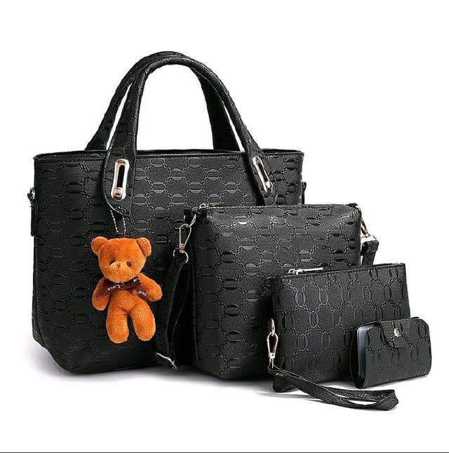 Black piece Women Handbags 